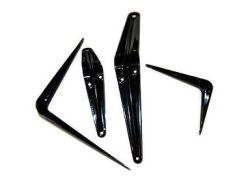 SOPORTE REPISA 125X150 NEGRO