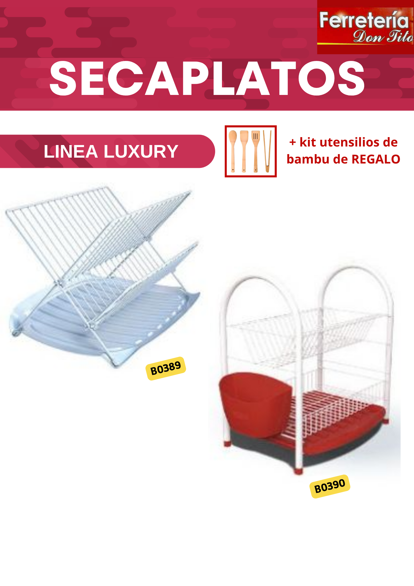 SECAPLATOS ESCURRIDOR DE PLATOS TIJERA  BLANCO