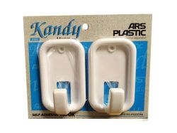 PERCHA AUTOADHESIVA GRANDE KANDY MASTER     BLIST.X 2 U.