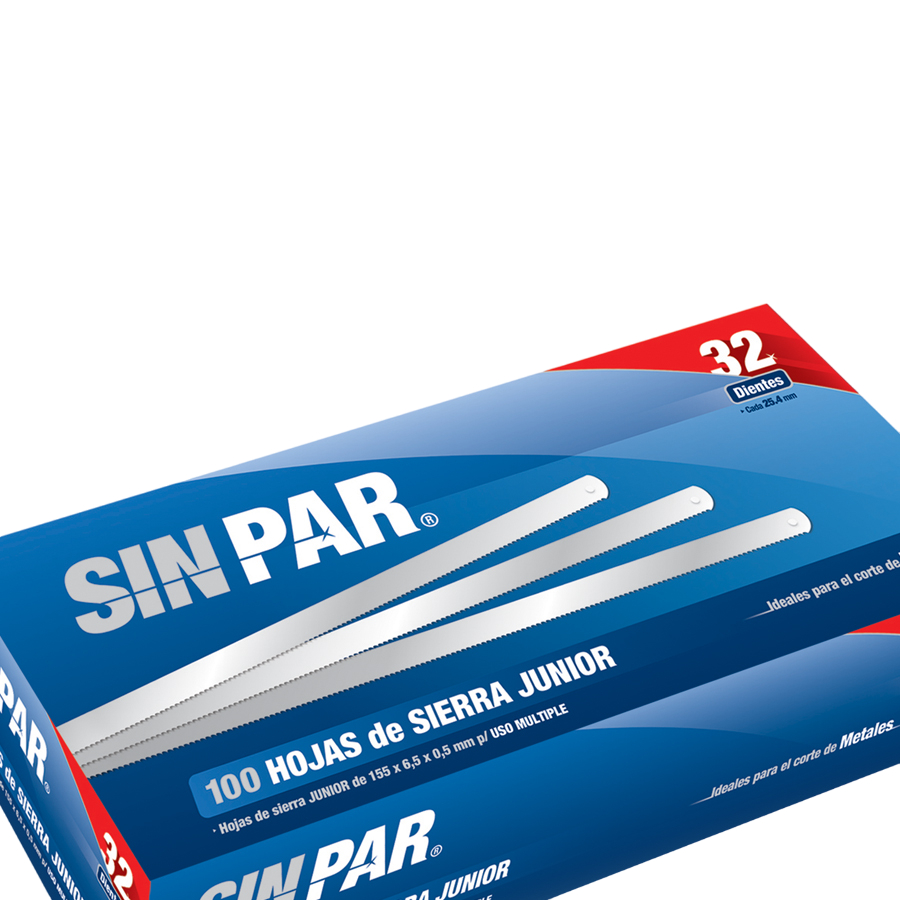 HOJA SIERRA JUNIOR SIN-PAR METAL X UNIDAD