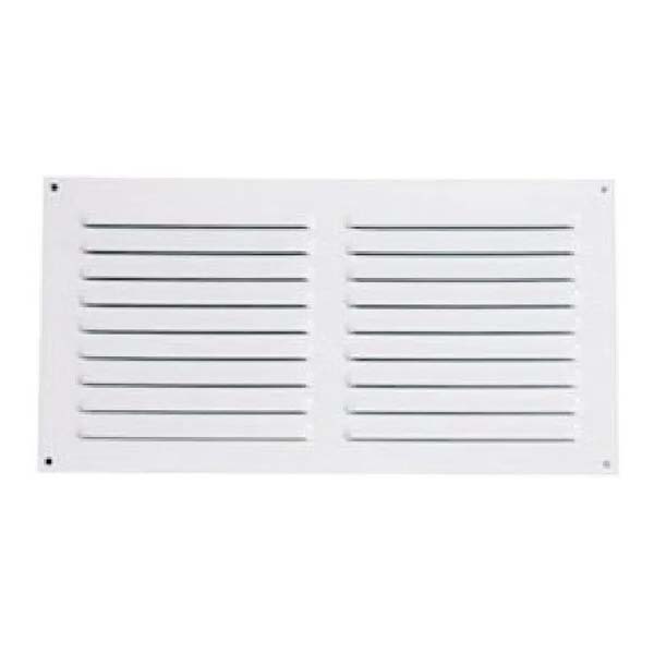 REJILLA DE VENTILACION ESMALTADA APROBADA 15 CM X 30 CM BLANCA