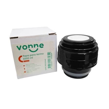 TAPA PARA TERMO ACERO INOXIDABLE VONNE PARA TERMO 1 LITRO