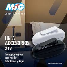 INTERRUPTOR PARA VELADOR MIG BLANCO