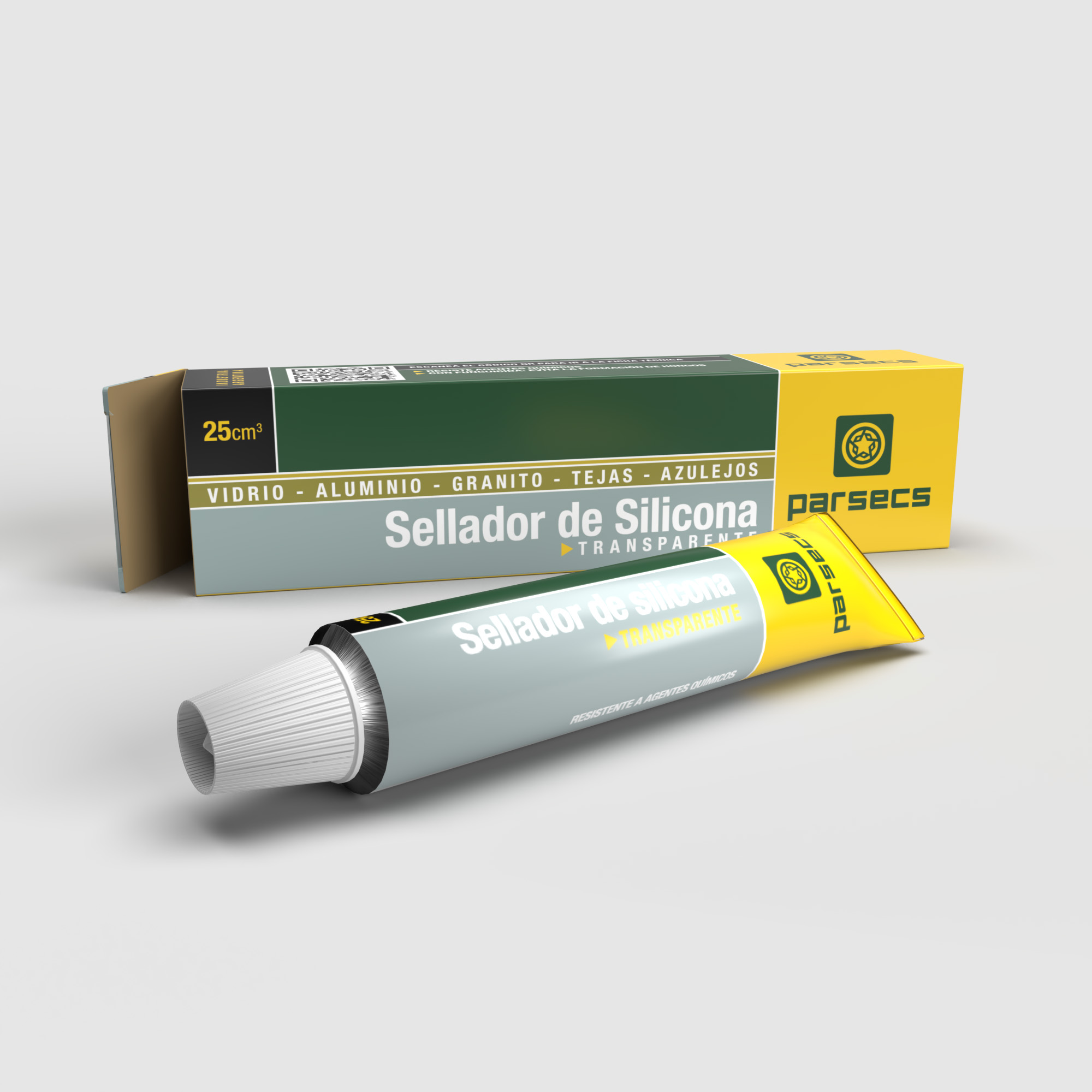 SILICONA ACETICA TRANSPARENTE PARSECS 50 CC