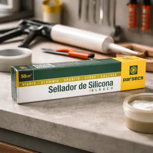 SILICONA ACETICA BLANCA PARSECS 50 CC