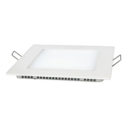 PLAFON EMBUTIDO LED CUADRADO   ETHEOS  6W LUZ CALIDA