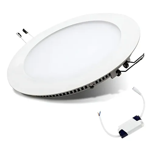 PLAFON EMBUTIDO LED REDONDO   ETHEOS  6W LUZ FRIA