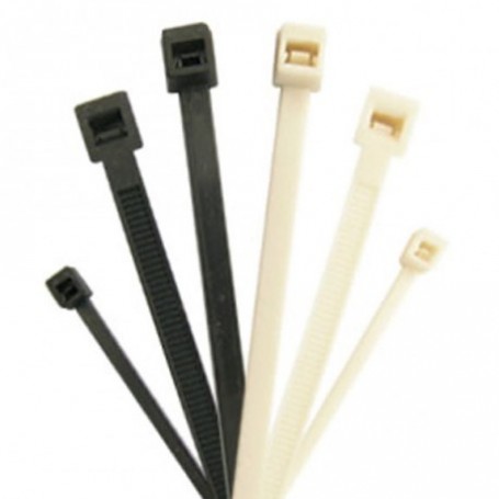 PRECINTO PLASTICO UDOVO NEGRO  100 X 2,5 MM