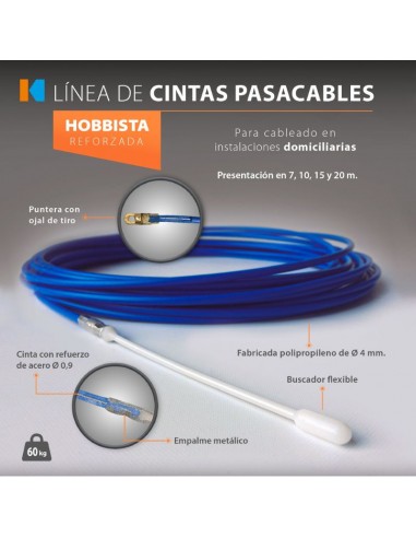 CINTA PASACABLE PVC   7MTS  KALOP