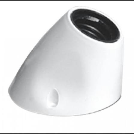 PORTALAMPARA PARED RECEPTACULO CURVO SAN JUSTO BLANCO