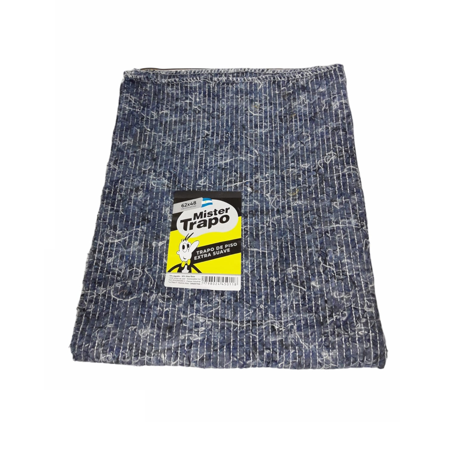 TRAPO DE PISO EXTRA SUAVE GRIS MR TRAPO