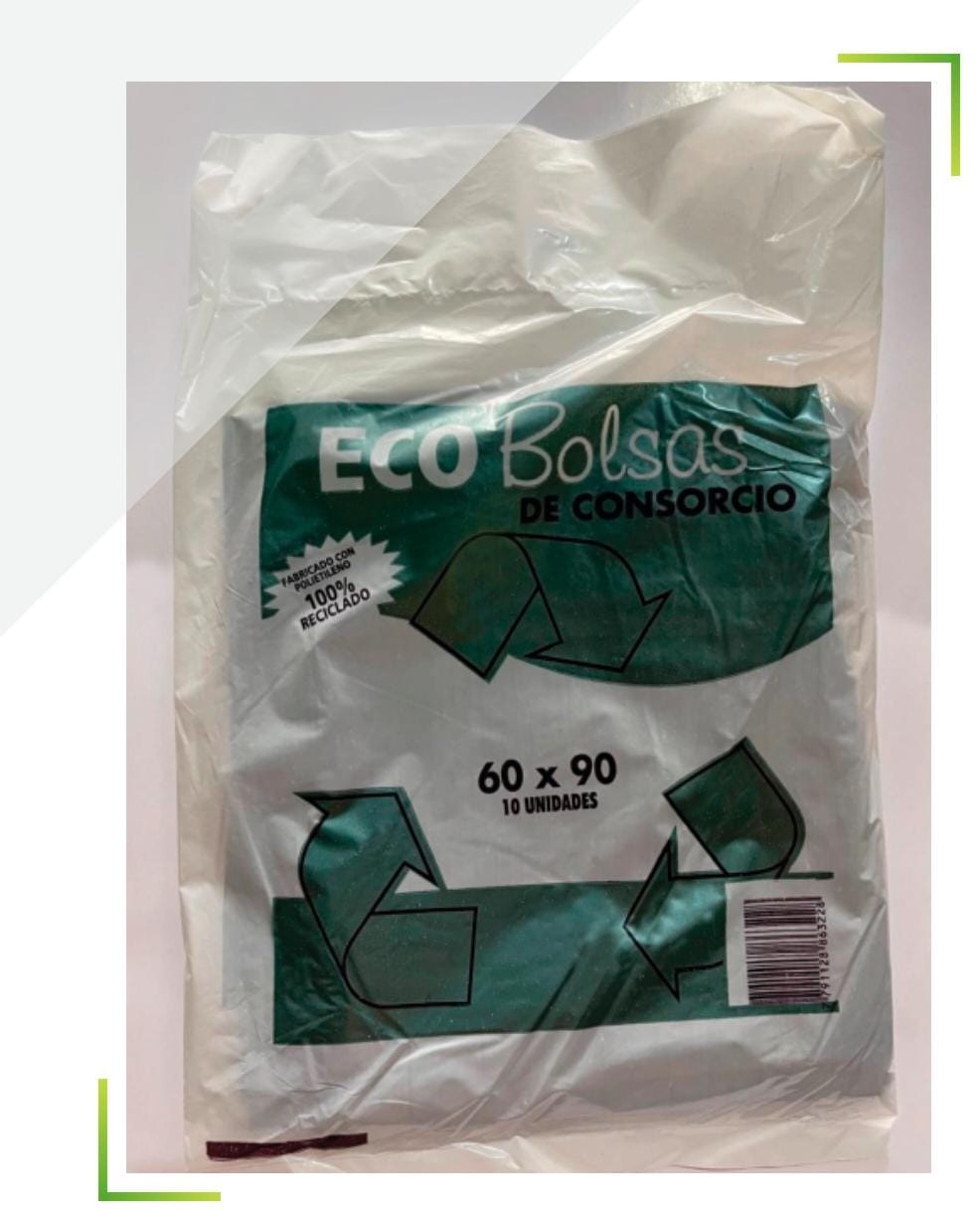 BOLSA ECO CONSORCIO  60X90 X 10 UNIDADES*