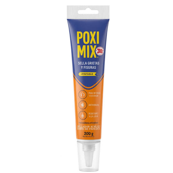 POXIMIX SELLA GRIETAS Y FISURAS 200GRS